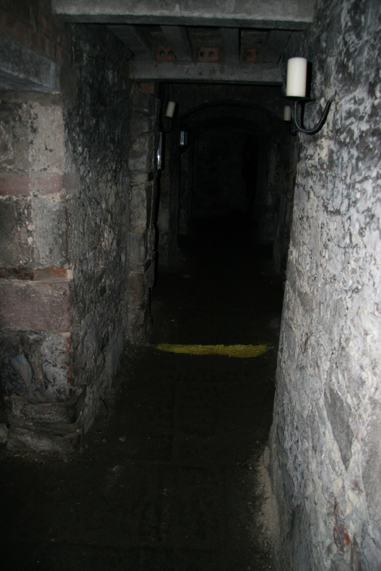 A Dark Dungeon Hallway