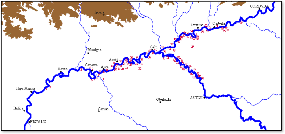 The Monte Testaccio - River Valley Map